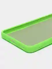 Зеленый чехол для XIAOMI 12 LITE с защитой камеры и бархатом внутри