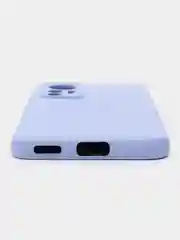Синий чехол для XIAOMI 12 LITE с защитой камеры и бархатом внутри