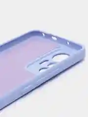 Синий чехол для XIAOMI 12 LITE с защитой камеры и бархатом внутри