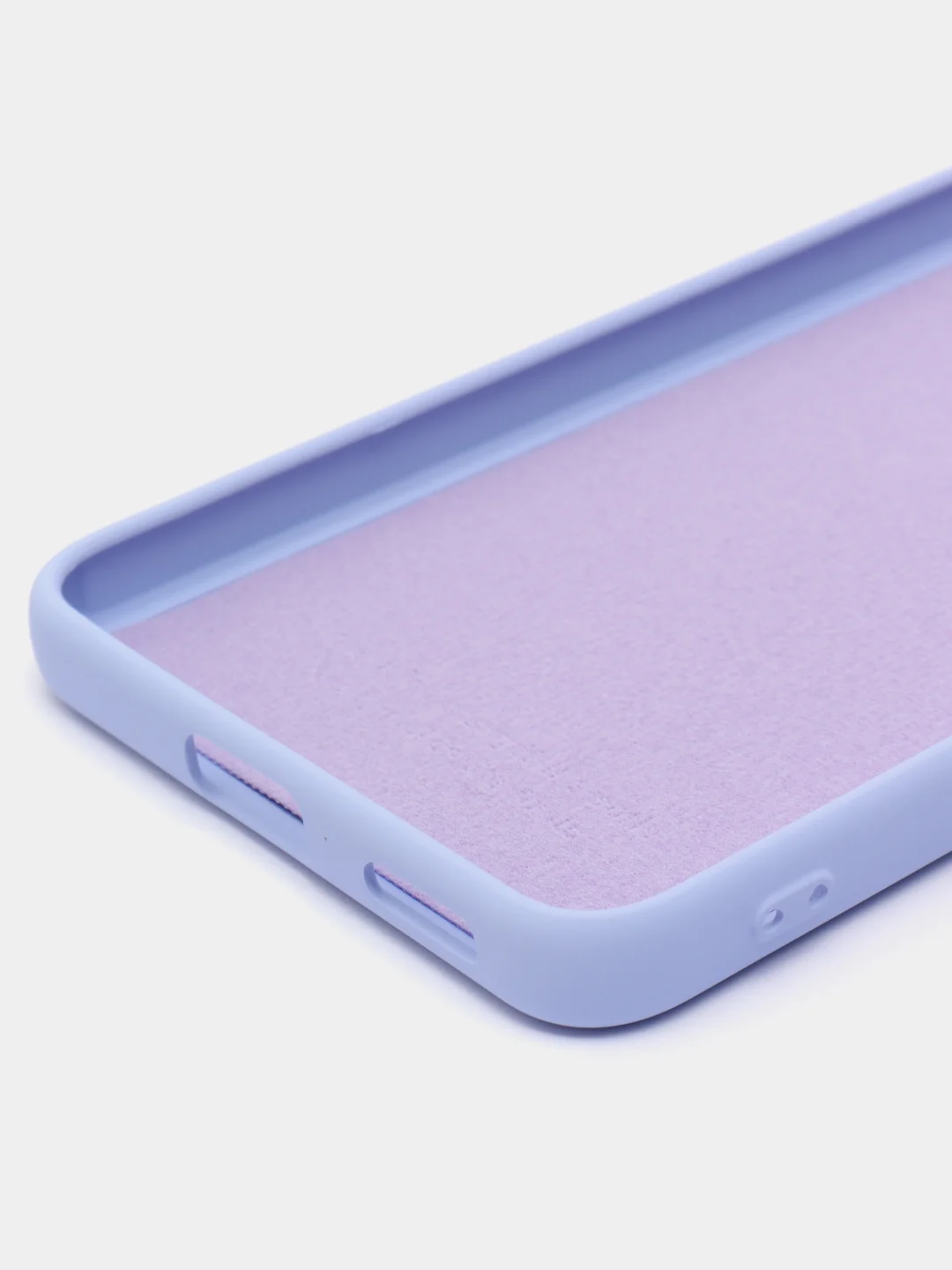 Синий чехол для XIAOMI 12 LITE с защитой камеры и бархатом внутри