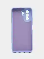 Синий чехол Huawei Nova Y71, с бархатом внутри и защитой камеры