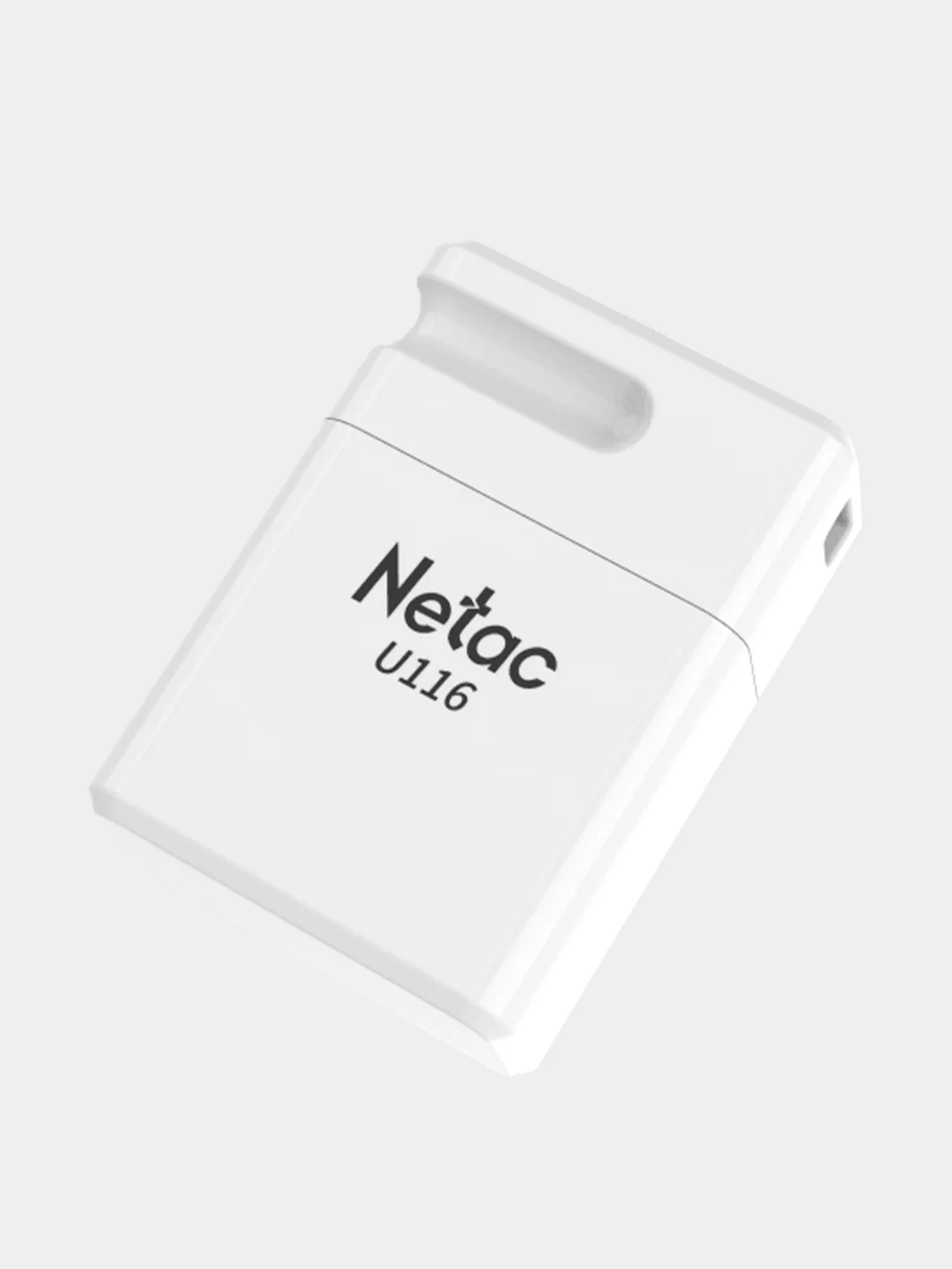 Белый флеш-накопитель USB 2.0 Netac U116 mini
