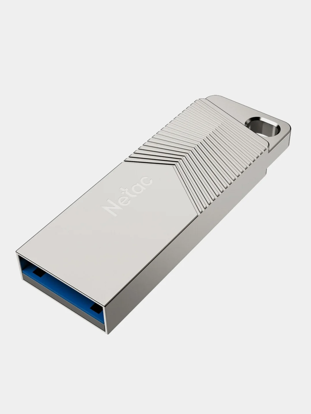 Серый металлик флеш-накопитель USB 3.2 Netac UM1, флешка 16 GB/32 GB/64 GB/128 GB/256 GB, память