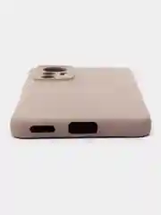 Черный чехол для XIAOMI 12 LITE с защитой камеры и бархатом внутри