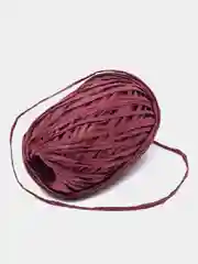 Марсала пряжа для вязания Raffia / пряжа "Рафия" 4 мотка