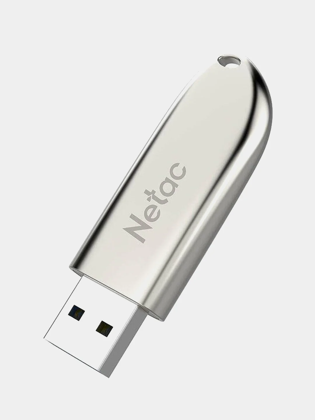 Серебряный флеш-накопитель Netac U352, USB 2.0, 8/16/32/64/128Gb