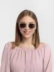 Серебряный солнцезащитные очки женские