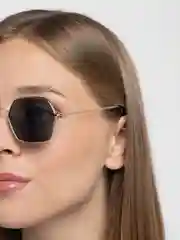 Серебряный солнцезащитные очки женские