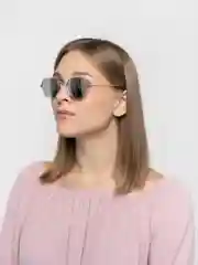 Серебряный солнцезащитные очки женские