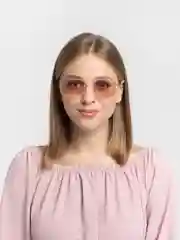 Розовый солнцезащитные очки женские