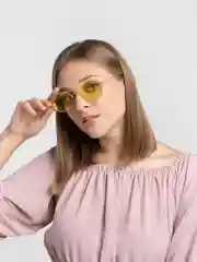 Желтый солнцезащитные очки женские