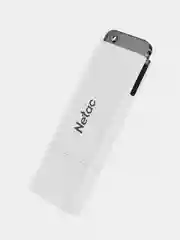 Белый флеш-накопитель USB Netac U185, USB 2.0, LED-индикатор, 8/16/32/64/128Gb