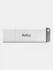 Белый флеш-накопитель USB Netac U185, USB 2.0, LED-индикатор, 8/16/32/64/128Gb
