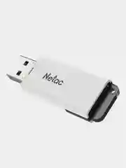 Белый флеш-накопитель USB Netac U185, USB 2.0, LED-индикатор, 8/16/32/64/128Gb