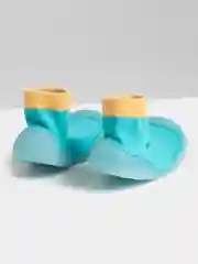 Тёмно-бирюзовый носочки-ботиночки