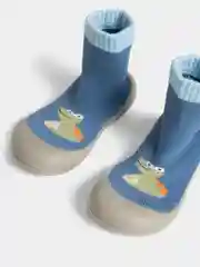 Синий носочки-ботиночки