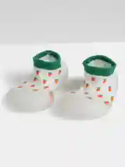 Зеленый носочки-ботиночки
