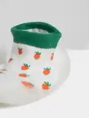 Зеленый носочки-ботиночки