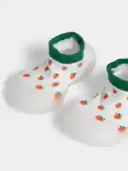 Зеленый носочки-ботиночки