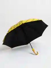 Желтый детский зонт-трость с мишками