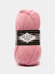 Пудровый пряжа Alize Superlana Klasik,  25% Шерсть 75% Акрил, 100 г, 280 м