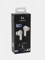 Белый наушники TWS HARPER HB-527, с микрофоном и шумоподавлением, Bluetooth 5.1