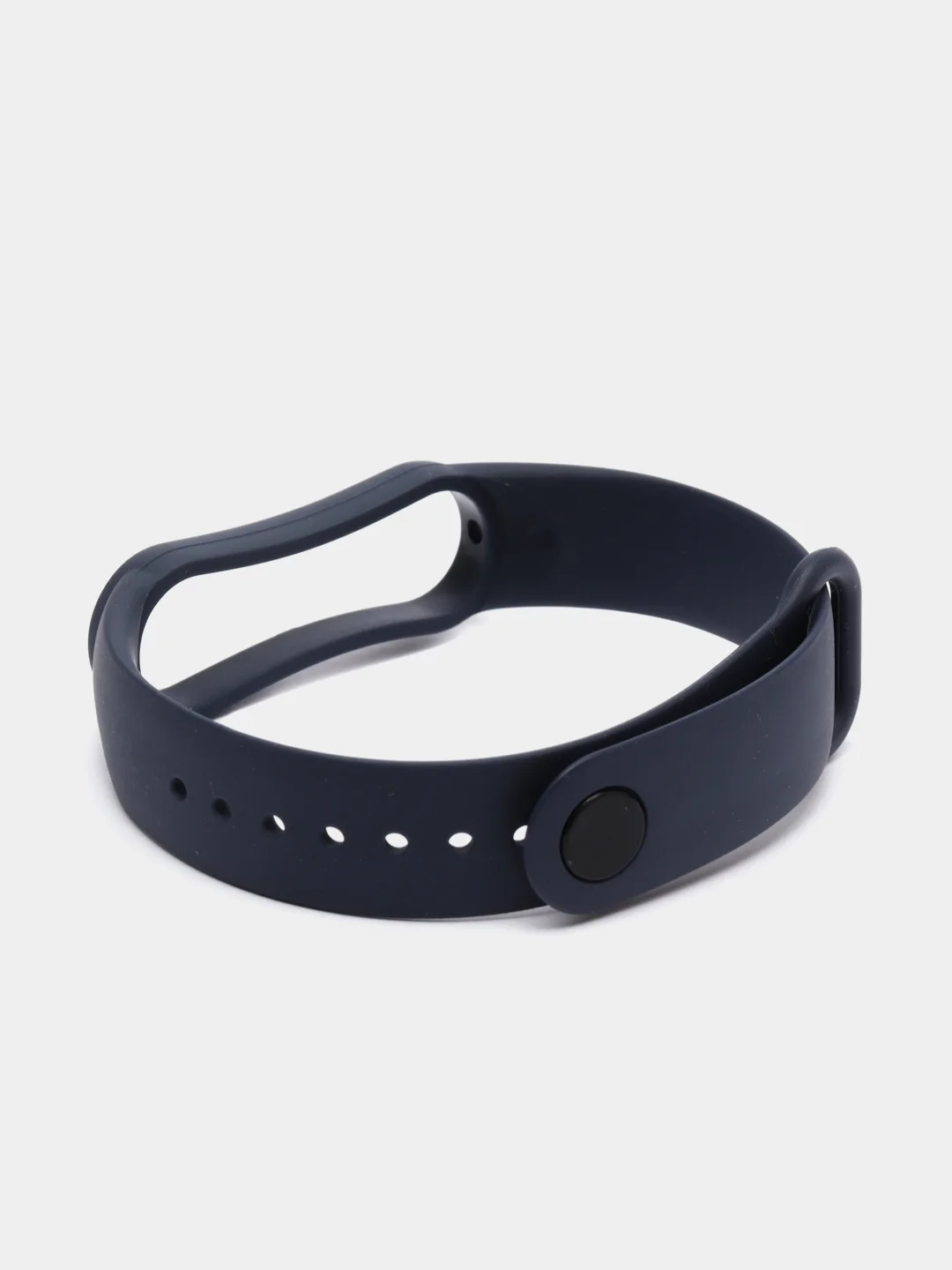 Темно-синий силиконовый ремешок для Xiaomi Mi Band 5, Mi Band 6,