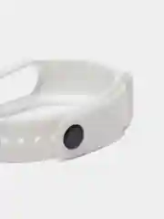 Белый силиконовый ремешок для Xiaomi Mi Band 5, Mi Band 6,