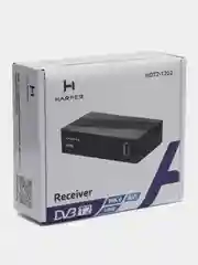 Телевизионный ресивер Harper, стандарта DVB-T2 и DVB-T, модель HDT2-1202