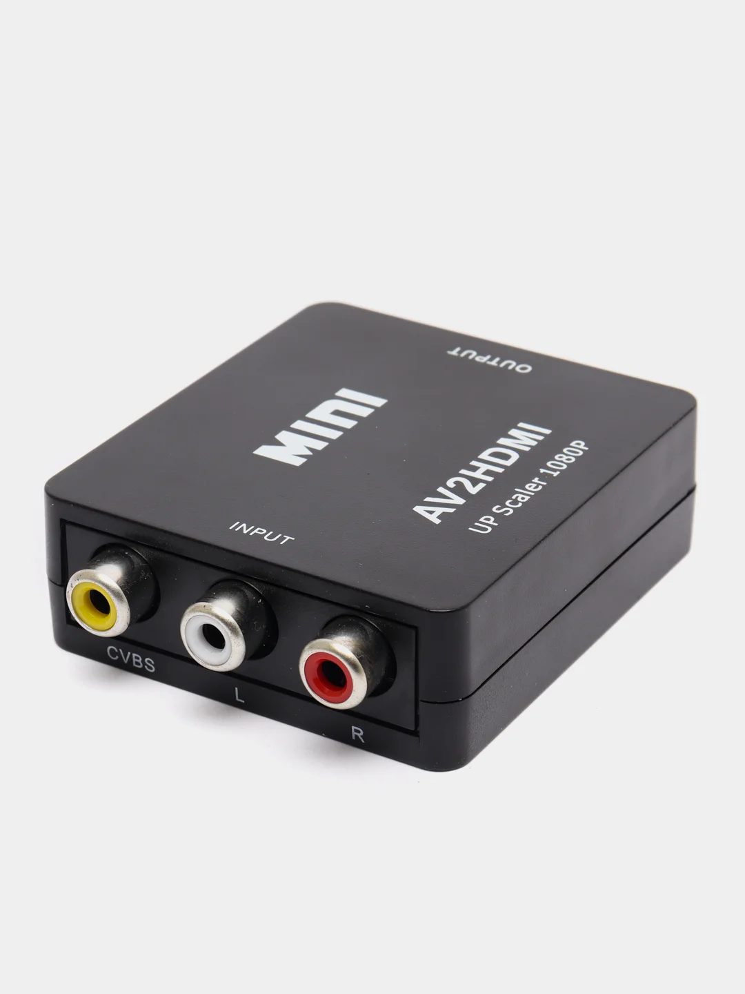 Черный конвертер преобразователь переходник с Hdmi на AV, с AV на Hdmi
