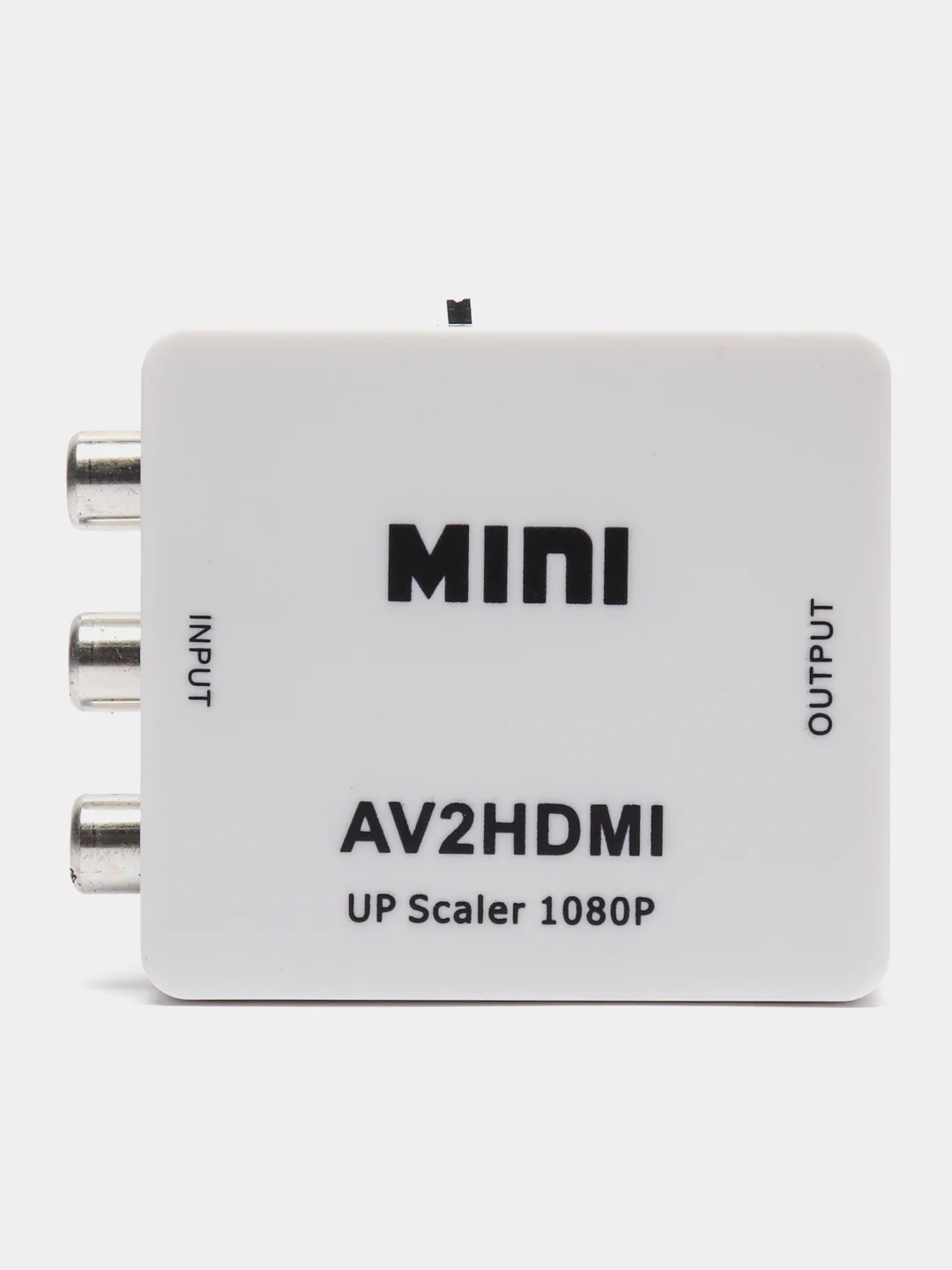 Белый конвертер преобразователь переходник с Hdmi на AV, с AV на Hdmi