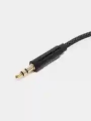 Тёмно-серый кабель hoco UPA19, AUX, 3.5 mm, Lightning, 1 м, в оплетке, черный, премиум