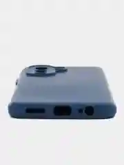 Синий чехол Huawei NOVA Y71 / Nova Y70, с бархатом внутри и защитой камеры