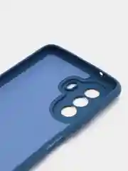 Синий чехол Huawei NOVA Y71 / Nova Y70, с бархатом внутри и защитой камеры