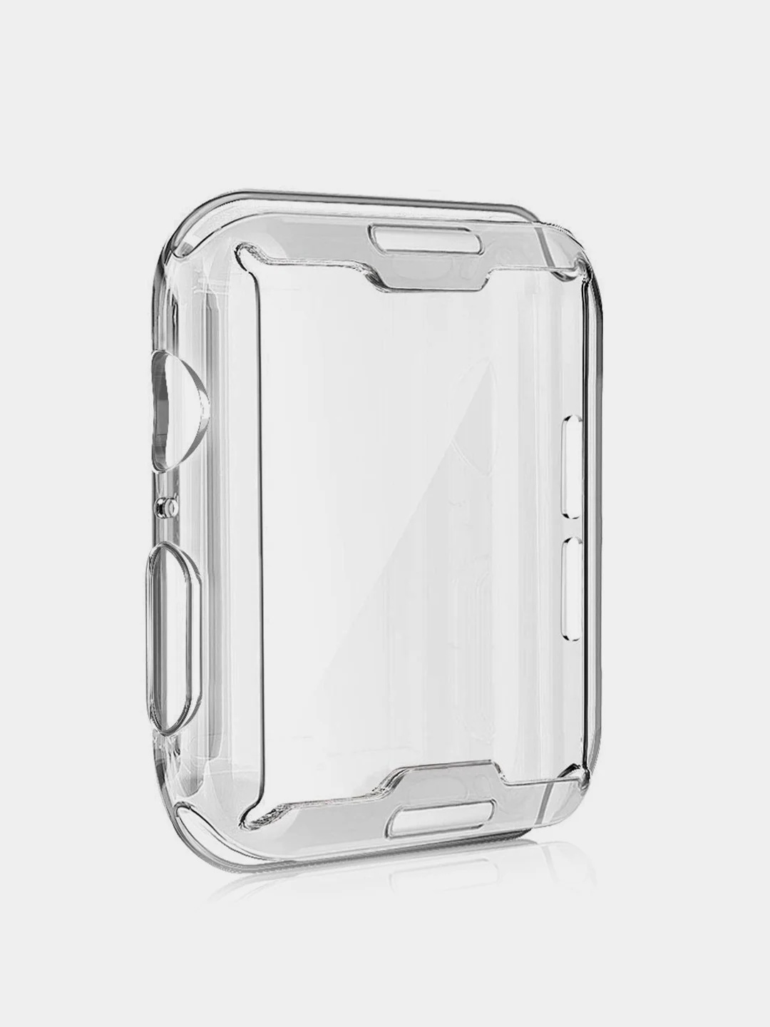 Светло-синий чехол для часов Apple Watch 7, 9 на 45 мм, для смарт часов, прозрачный