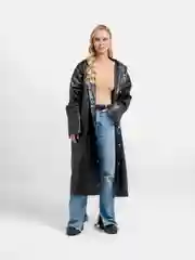 Дождевик-плащ EVA, с капюшоном, многоразовый, черный, 75*120