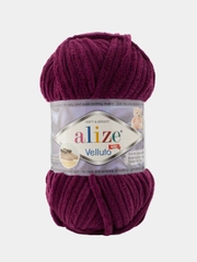 Плюшевая пряжа Alize Velluto, микрополиэстер, 100 г, 68 м