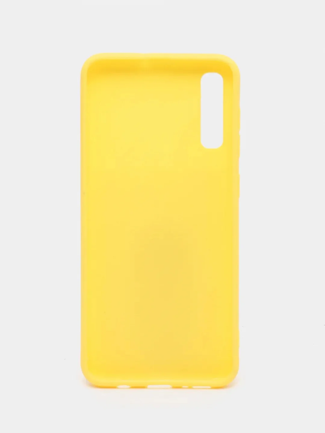 Желтый чехол Samsung Galaxy A50 / A50s / A30s / Самсунг Галакси А50 силиконовый цветной матовый