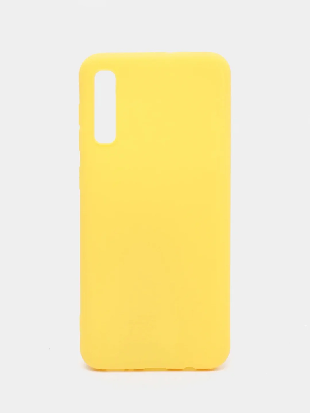 Желтый чехол Samsung Galaxy A50 / A50s / A30s / Самсунг Галакси А50 силиконовый цветной матовый