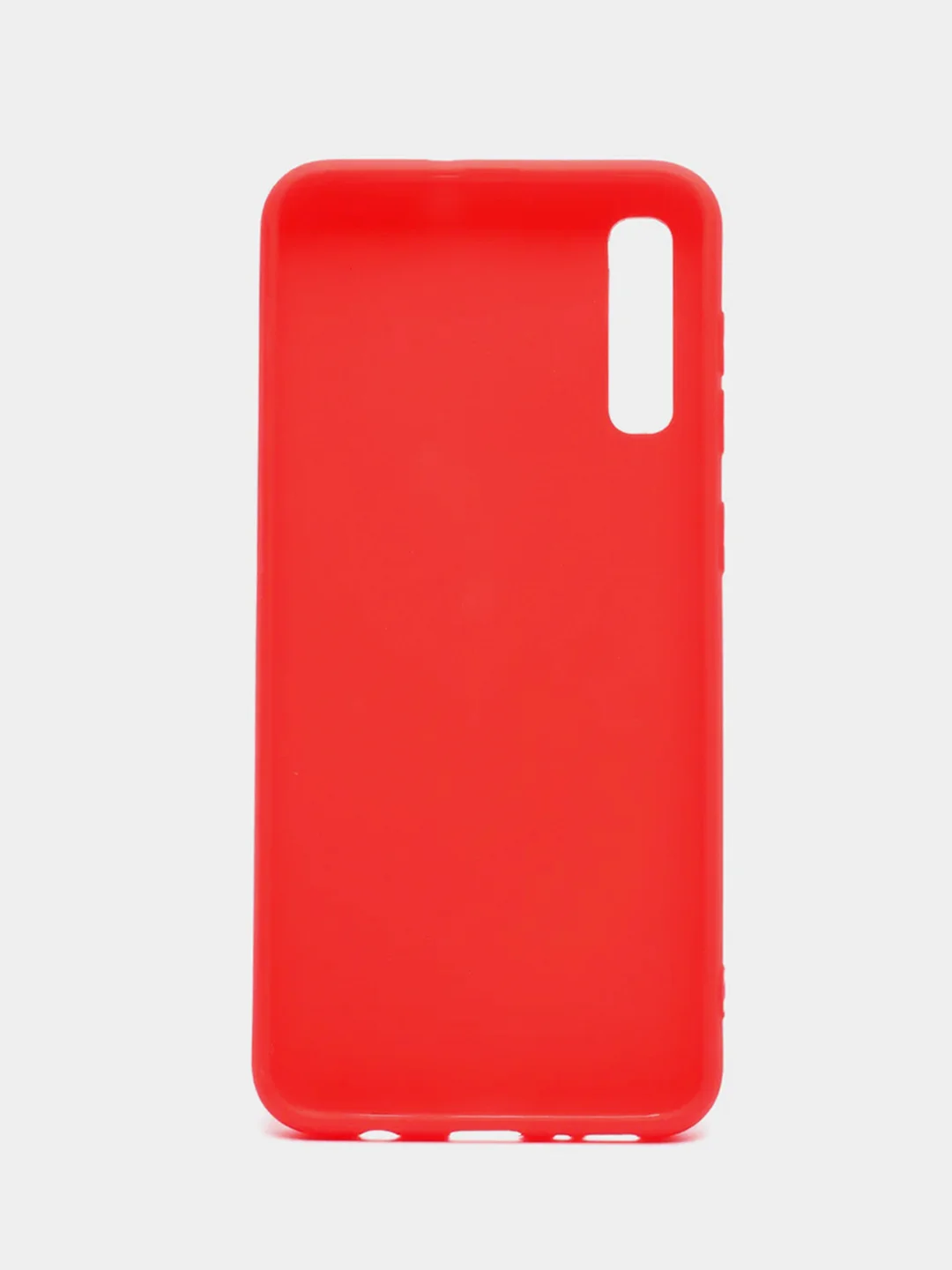 Красный чехол Samsung Galaxy A50 / A50s / A30s / Самсунг Галакси А50 силиконовый цветной матовый