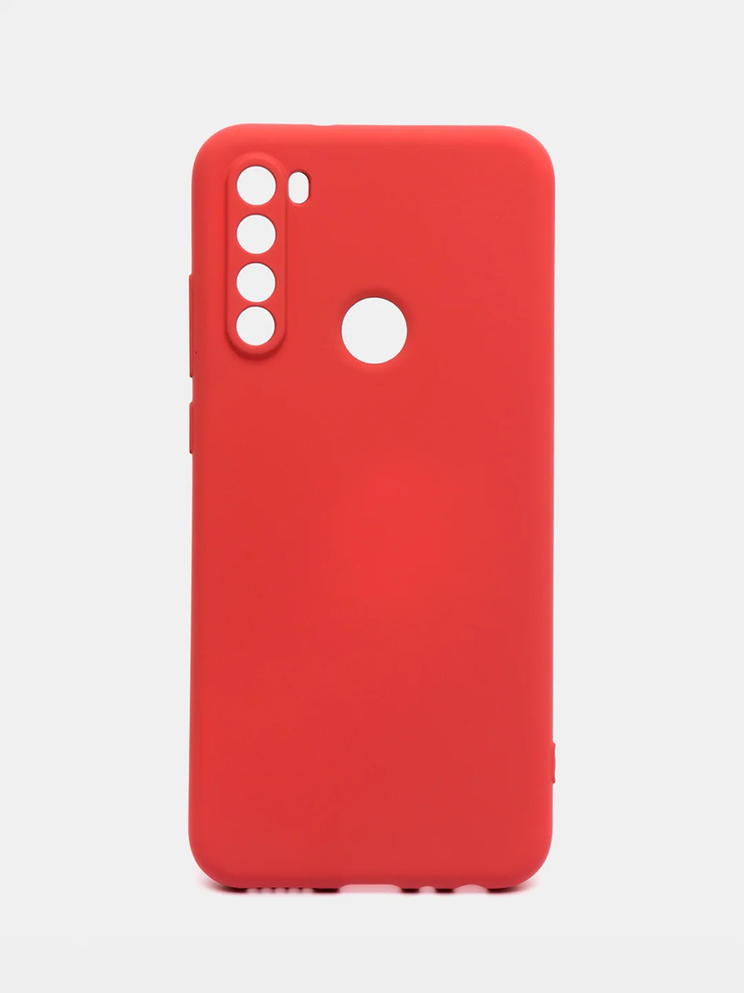 Коралловый чехол силиконовый для Xiaomi Redmi Note 8T ( Редми нот 8т) с бархатной подкладкой