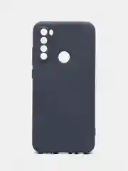 Серый чехол силиконовый для Xiaomi Redmi Note 8T ( Редми нот 8т)  с бархатной подкладкой