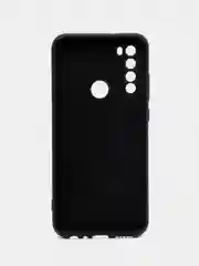 Черный чехол силиконовый для Xiaomi Redmi Note 8T ( Редми нот 8т)  с бархатной подкладкой