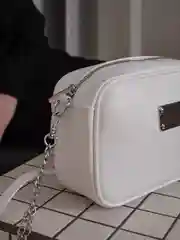 Белый сумка женская, кросс-боди