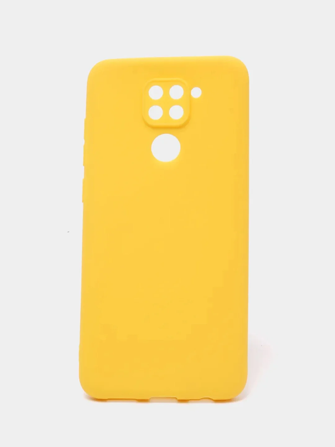 Желтый чехол Xiaomi Redmi Note 9 силиконовый