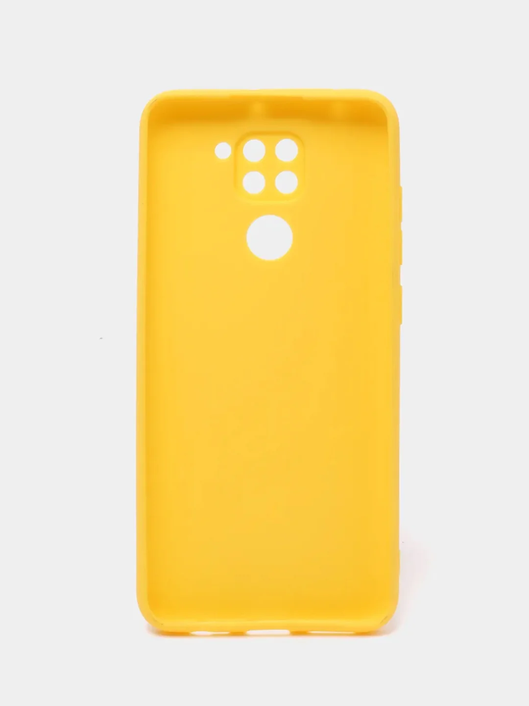 Желтый чехол Xiaomi Redmi Note 9 силиконовый