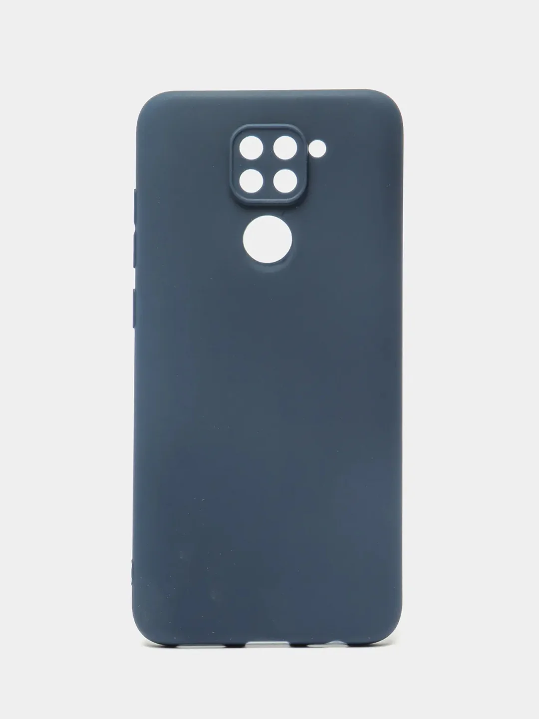 Темно-синий чехол Xiaomi Redmi Note 9 силиконовый