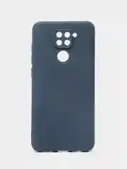 Темно-синий чехол Xiaomi Redmi Note 9 силиконовый
