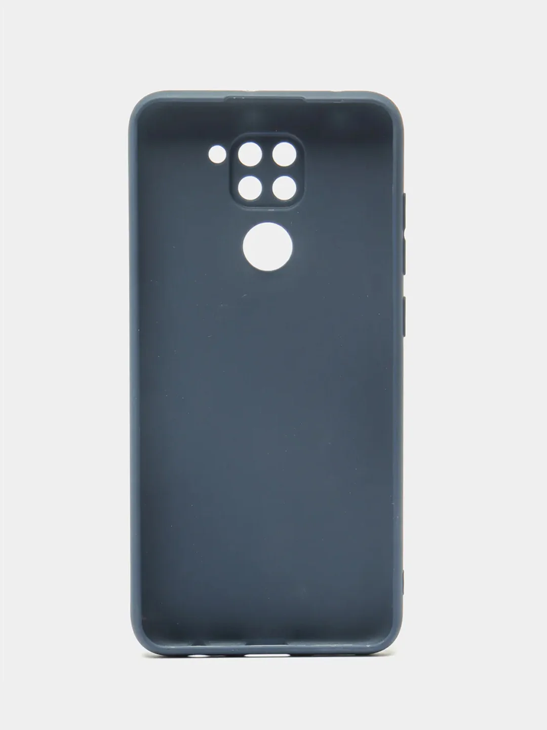 Темно-синий чехол Xiaomi Redmi Note 9 силиконовый