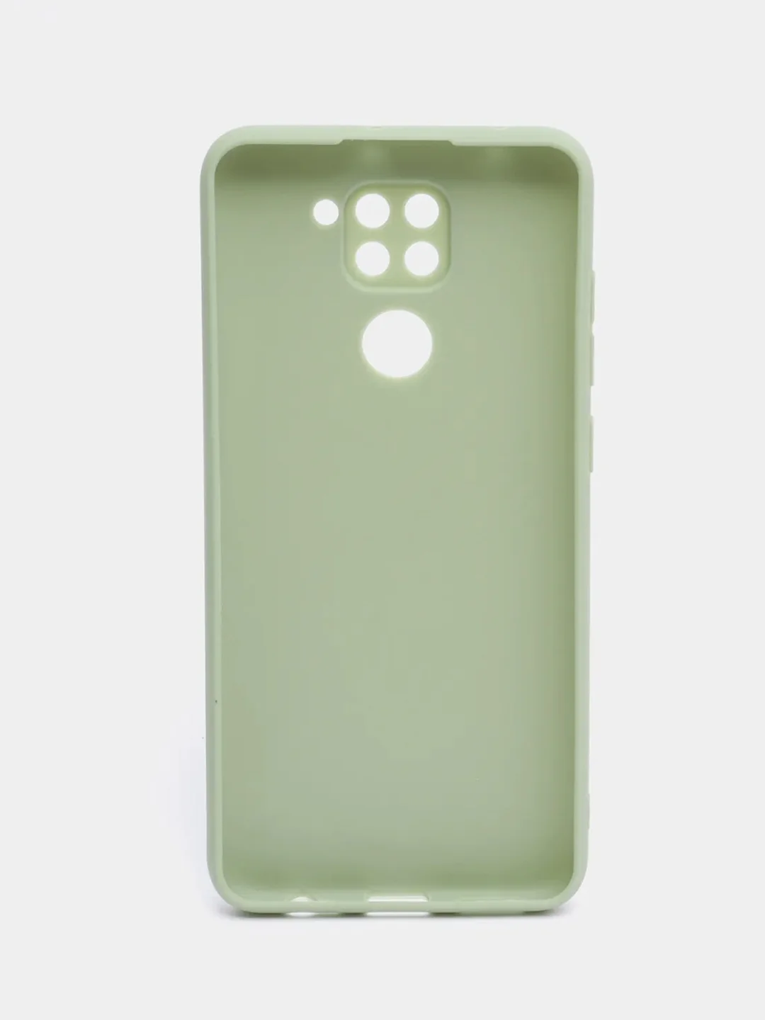 Оливковый чехол Xiaomi Redmi Note 9 силиконовый
